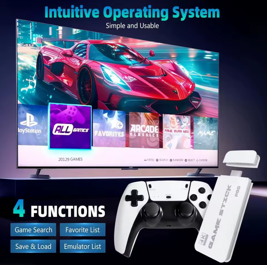 Consola Retro Portátil 64GB – +20.000 juegos clásicos